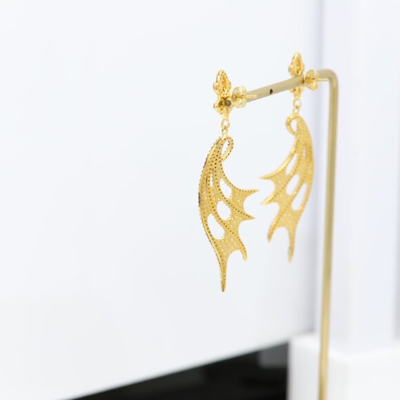 Color Dangle Earrings Sterling Silver Multi Color Stones Chandelier Dangling - Picture 3 of 8